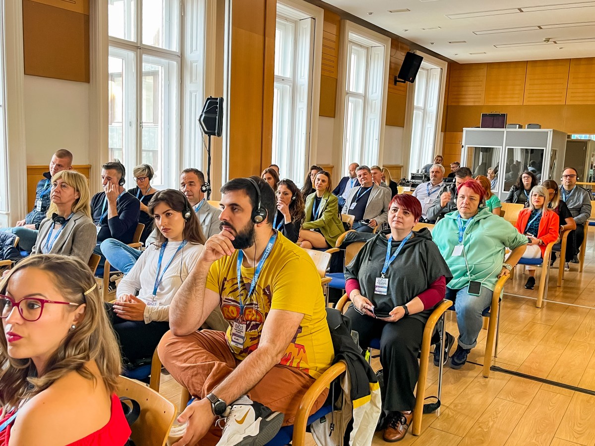 A Radio Workshop 2023 nemzetközi rádiós találkozójának résztvevői