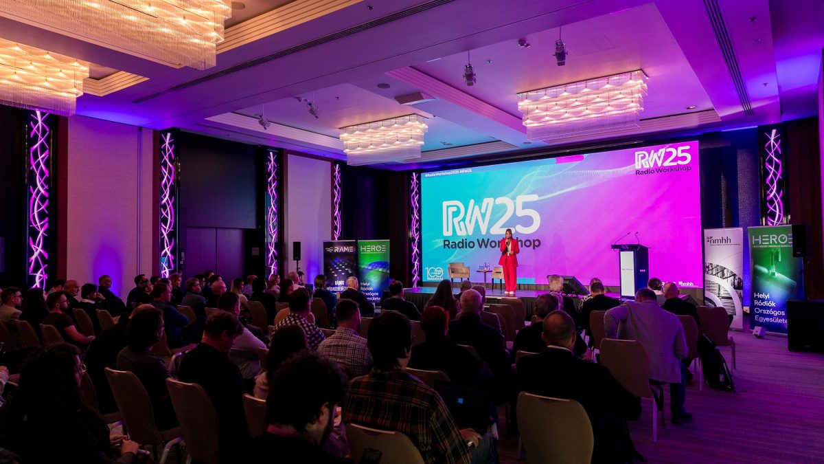 A Radio Workshop 2025 résztvevői a kecskeméti konferencián