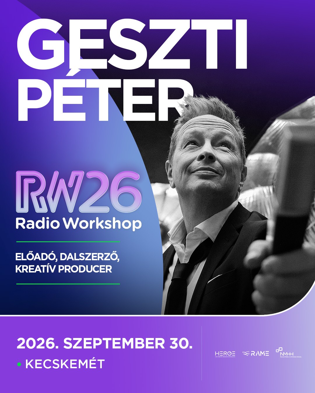 Péter Geszti, artist, songwriter and creative producer