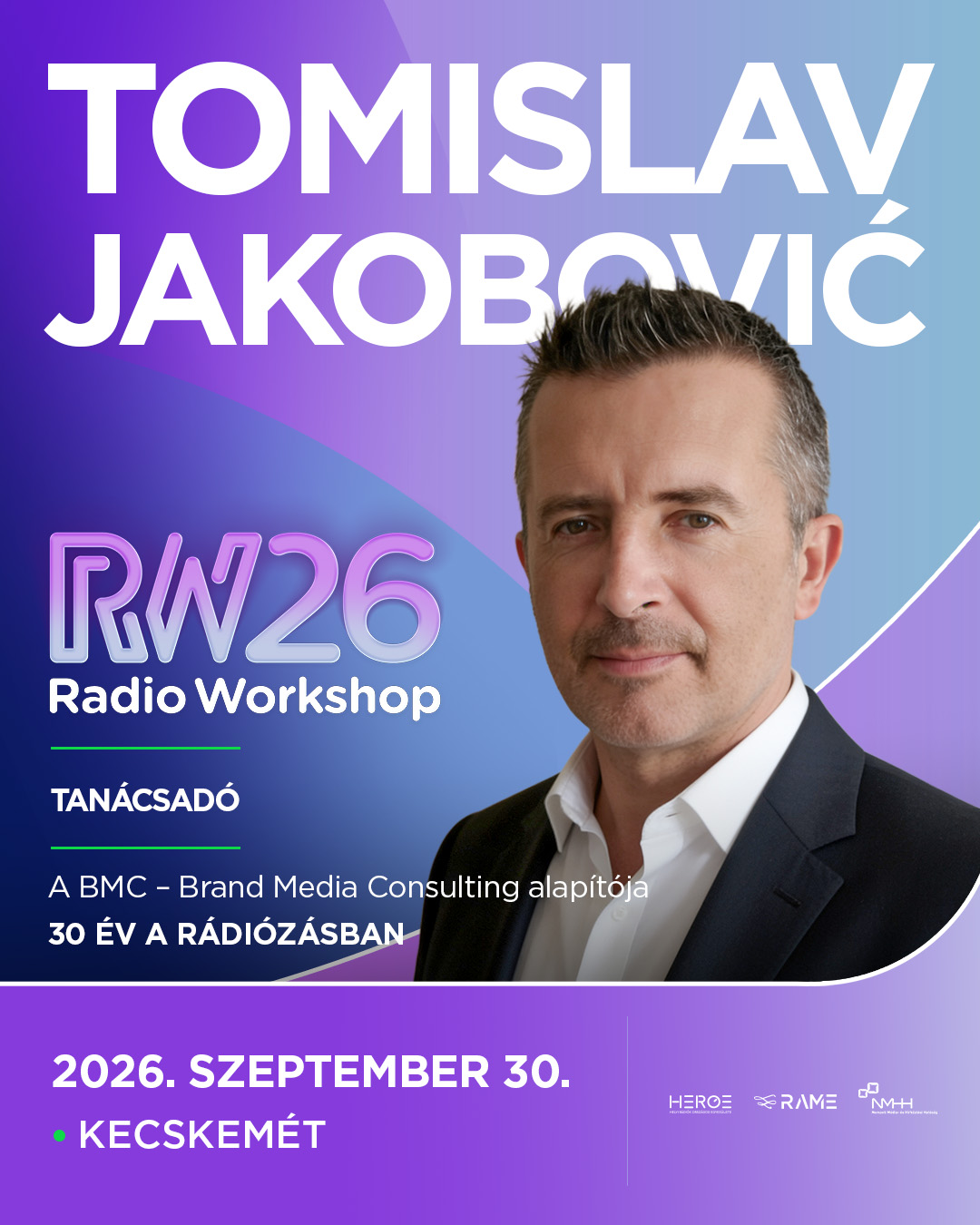 Tomislav Jakobović, radio consultant and founder of BMC