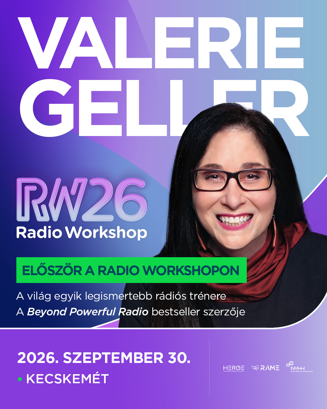 Valerie Geller, speaker at Radio Workshop 2026