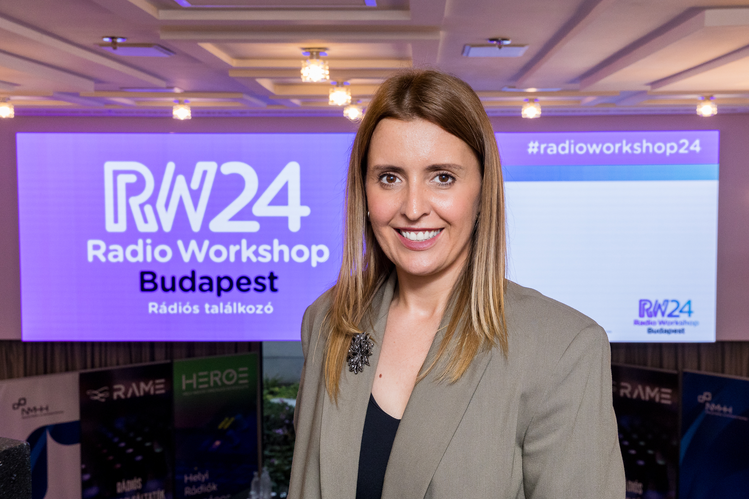 Orbán-Mikus Tamara a Radio Workshop 2024 rendezvényén